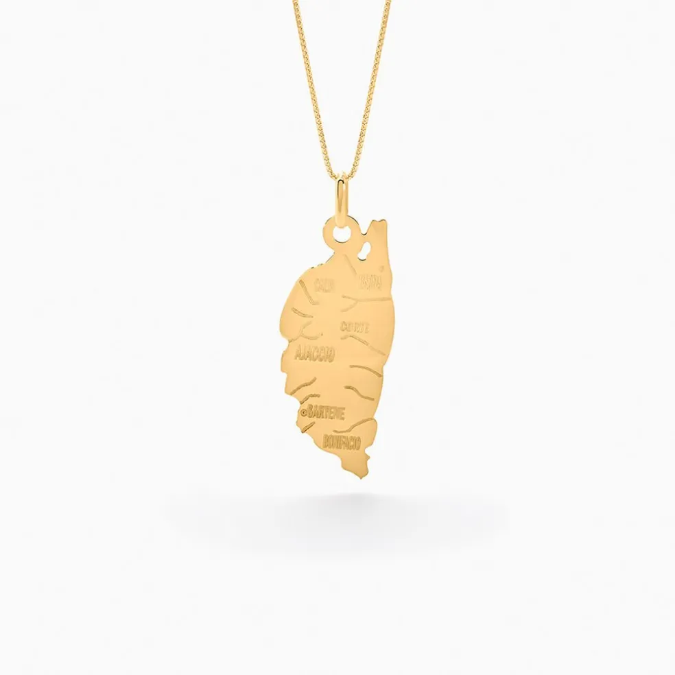 Pendentif Gaietana Corse Or Jaune