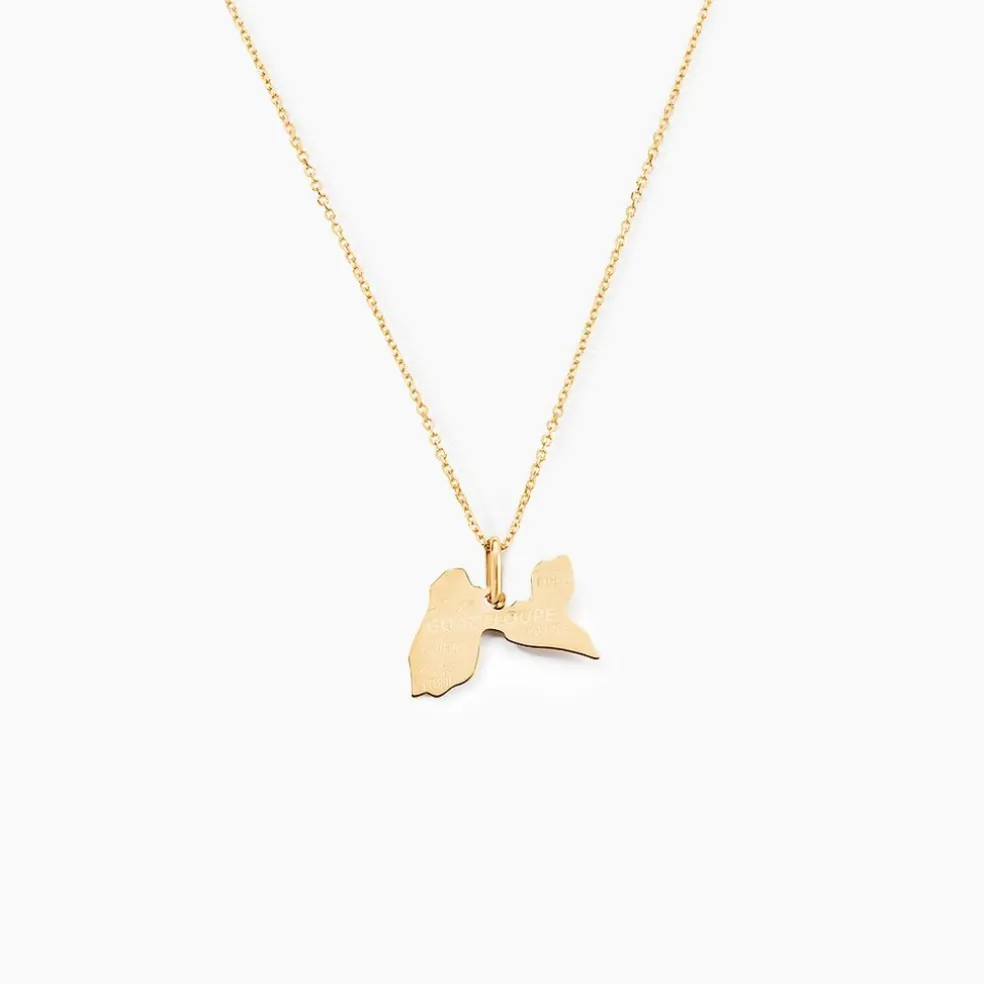 Pendentif Gaietana Guadeloupe Or Jaune