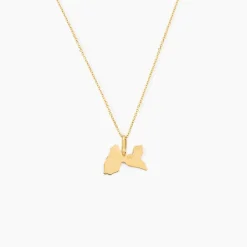 Pendentif Gaietana Guadeloupe Or Jaune