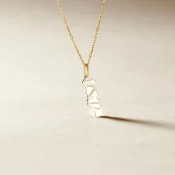 Pendentif Gaietana Portugal Or Jaune