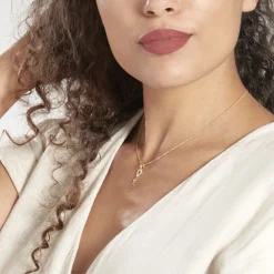 Pendentif Gatiane Or Jaune Oxyde De Zirconium