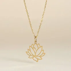 Pendentif Hadaya Lotus Or Jaune