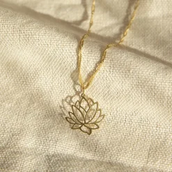 Pendentif Hadaya Lotus Or Jaune