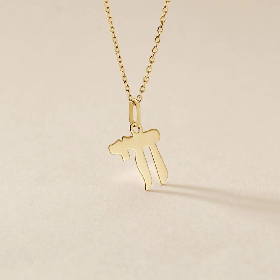 Pendentif Hai Or Jaune