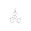 Pendentif Helge Argent Blanc