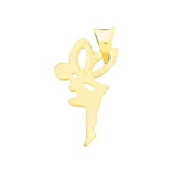 Pendentif Heliciane Fee Or Jaune