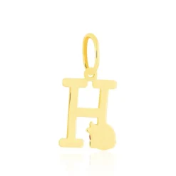 Pendentif Helidie Coccinelle Lettre Or Jaune