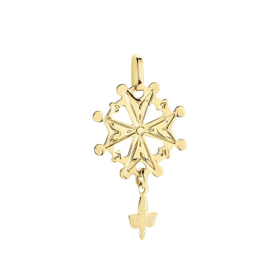 Pendentif Huguenote Or Jaune