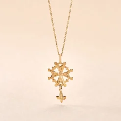 Pendentif Huguenote Or Jaune