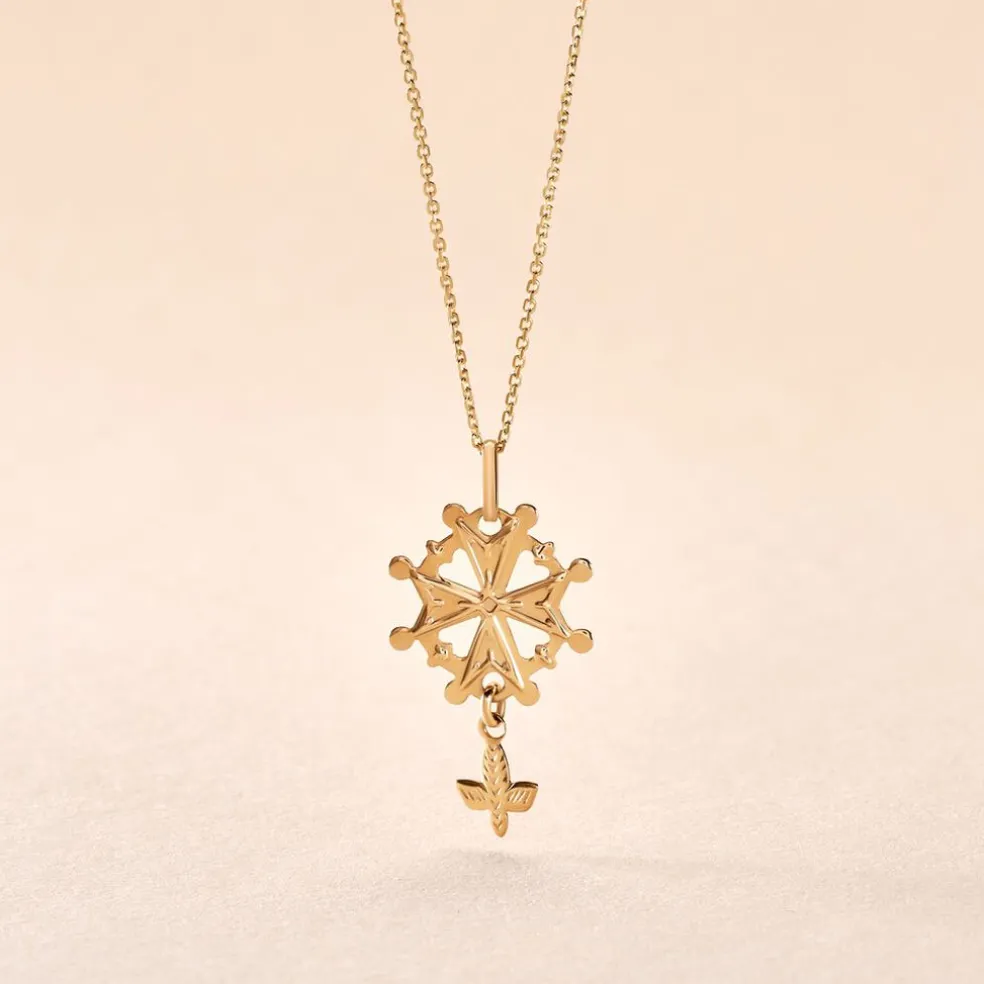 Pendentif Huguenote Or Jaune