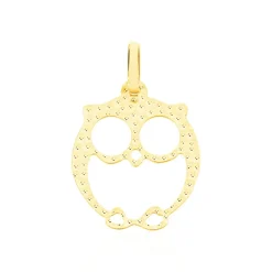 Pendentif Ilies Hibou Or Jaune