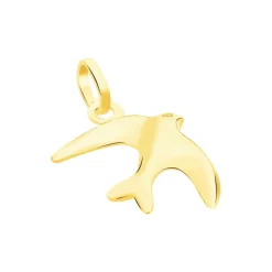 Pendentif Illide Hirondelle Or Jaune