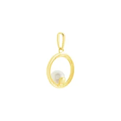 Pendentif Imelie Or Jaune Perle De Culture