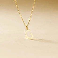 Pendentif Ionia Lettre Or Jaune