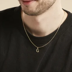 Pendentif Ionia Lettre Or Jaune