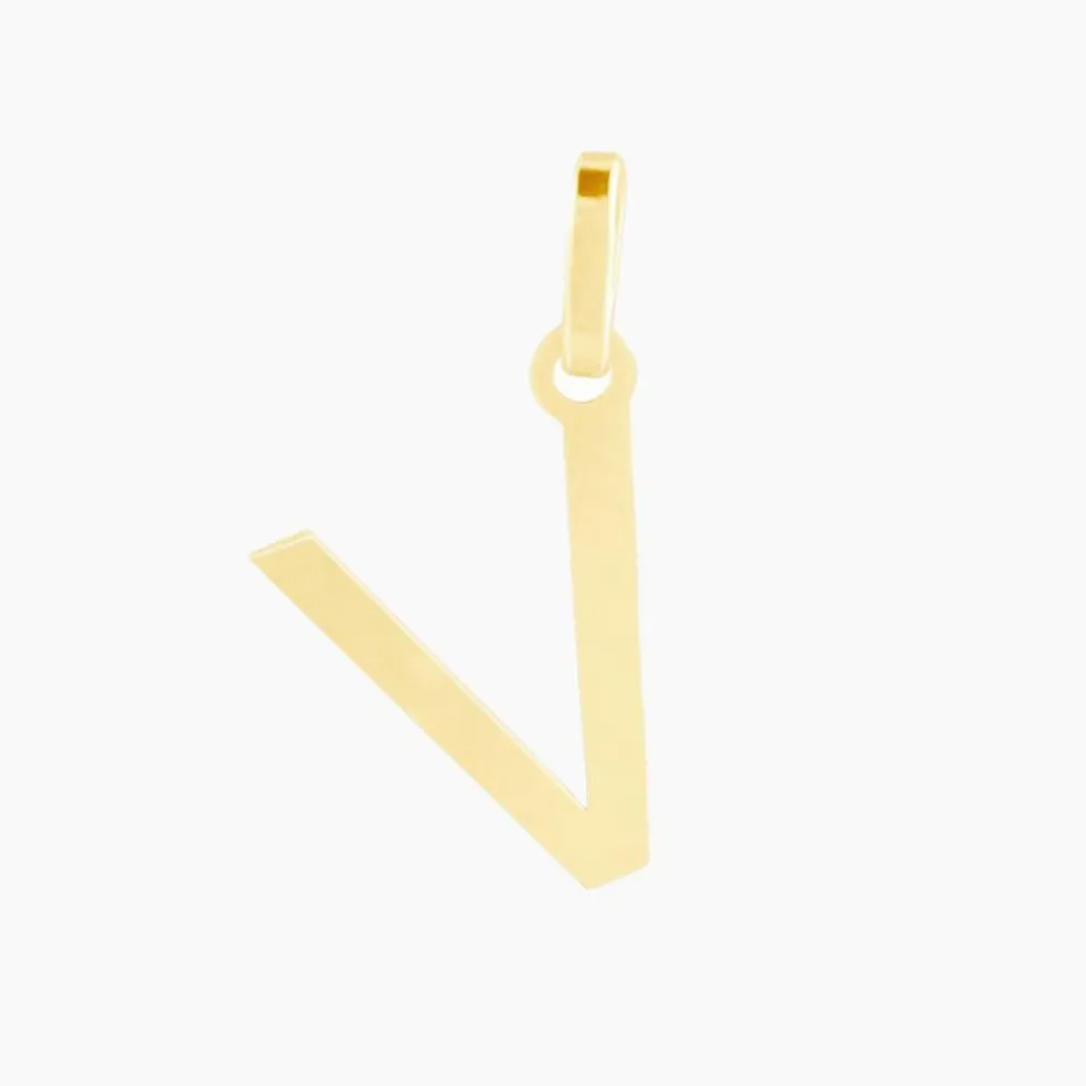 Pendentif Ionia Lettre Or Jaune