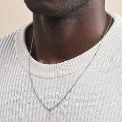 Pendentif Ionia Lettre Or Blanc