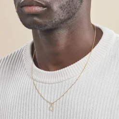 Pendentif Ionia Lettre Or Jaune