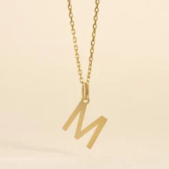 Pendentif Ionia Lettre Or Jaune