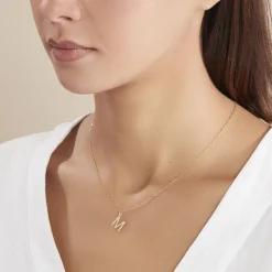 Pendentif Ionia Lettre Or Jaune