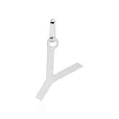Pendentif Ionia Lettre Or Blanc