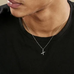 Pendentif Ionia Lettre Or Blanc