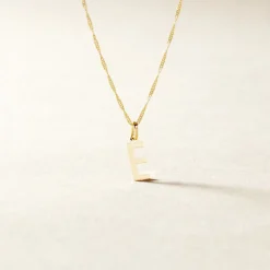 Pendentif Ionia Lettre Or Jaune