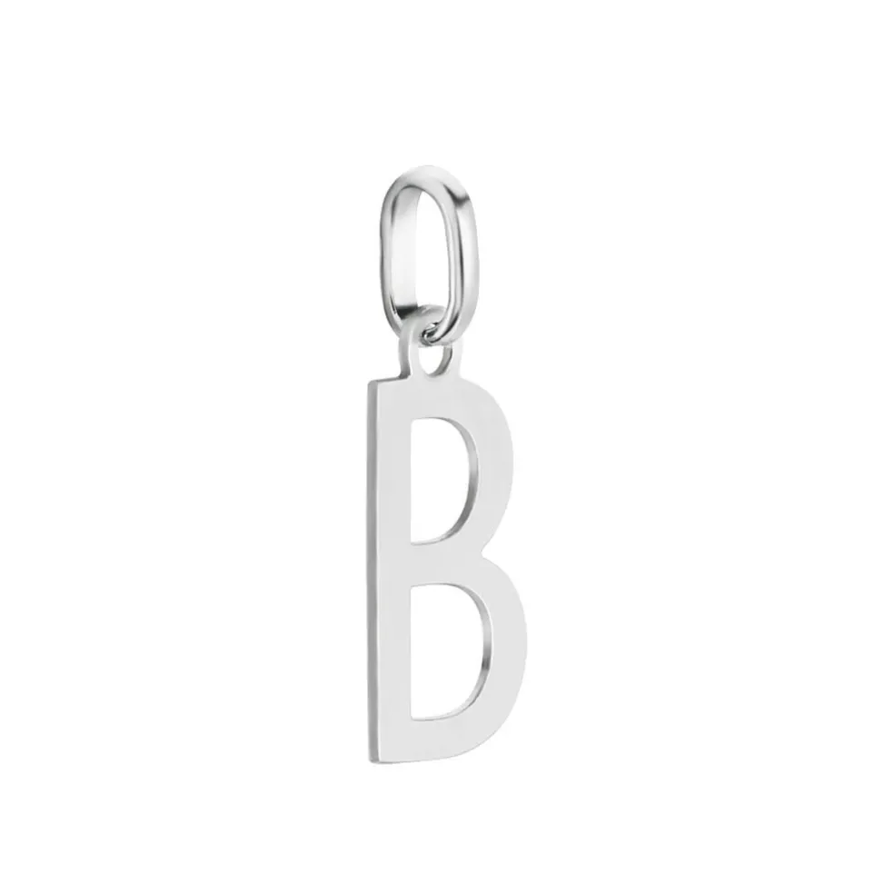 Pendentif Ionia Lettre Or Blanc