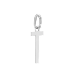 Pendentif Ionia Lettre Or Blanc