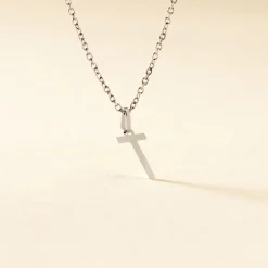 Pendentif Ionia Lettre Or Blanc