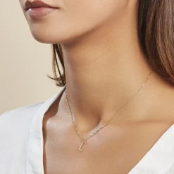 Pendentif Ionia Lettre Or Jaune