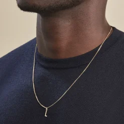 Pendentif Ionia Lettre Or Jaune