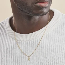 Pendentif Ionia Lettre Or Jaune