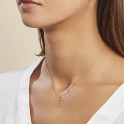 Pendentif Ionia Lettre Or Jaune