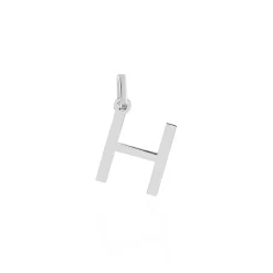 Pendentif Ionia Lettre Or Blanc