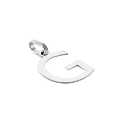 Pendentif Ionia Lettre Or Blanc