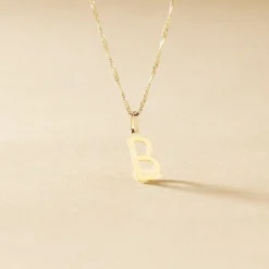 Pendentif Ionia Lettre Or Jaune