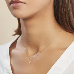 Pendentif Ionia Lettre Or Jaune