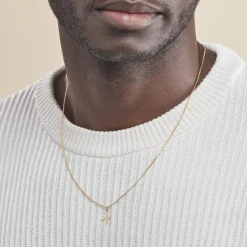 Pendentif Ionia Lettre Or Jaune