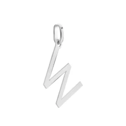 Pendentif Ionia Lettre Or Blanc