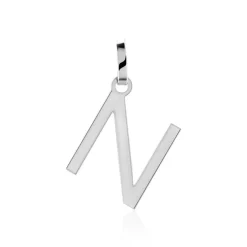 Pendentif Ionia Lettre Or Blanc