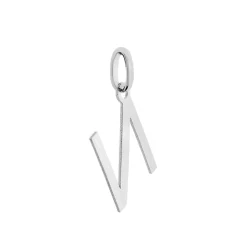 Pendentif Ionia Lettre Or Blanc