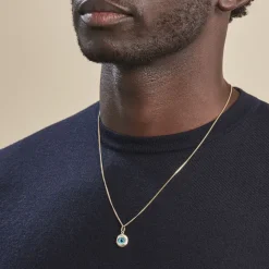 Pendentif Ivannie Oeil Or Jaune