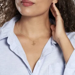 Pendentif Jaima Papillon Diamante Or Jaune