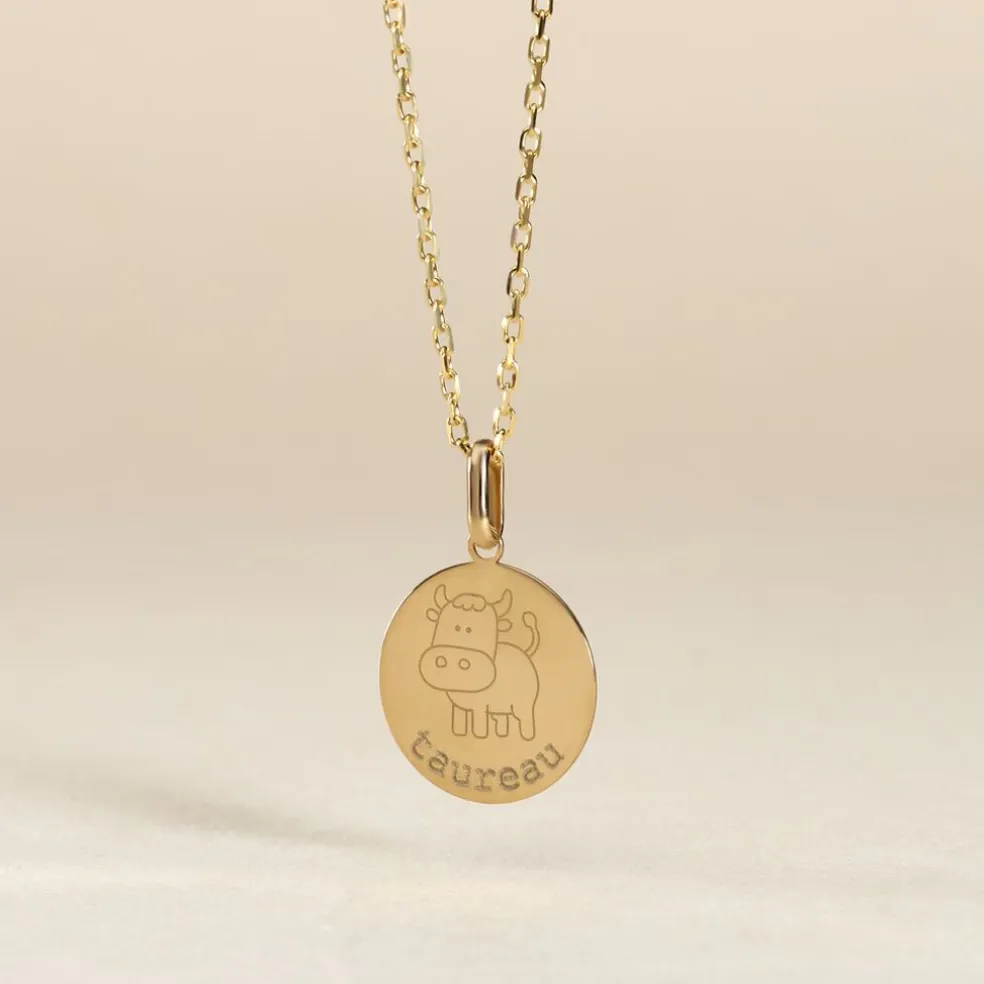 Pendentif Jannila Zodiaque Or Jaune