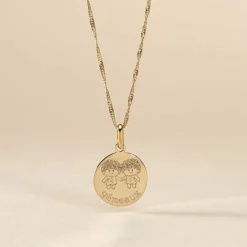 Pendentif Jannila Zodiaque Or Jaune