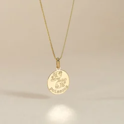 Pendentif Jannila Zodiaque Or Jaune