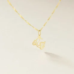 Pendentif Julius Scooter Or Jaune