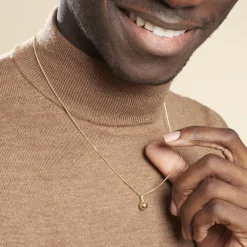 Pendentif Julius Sport Foot Or Jaune