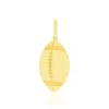 Pendentif Julius Sport Rugby Or Jaune